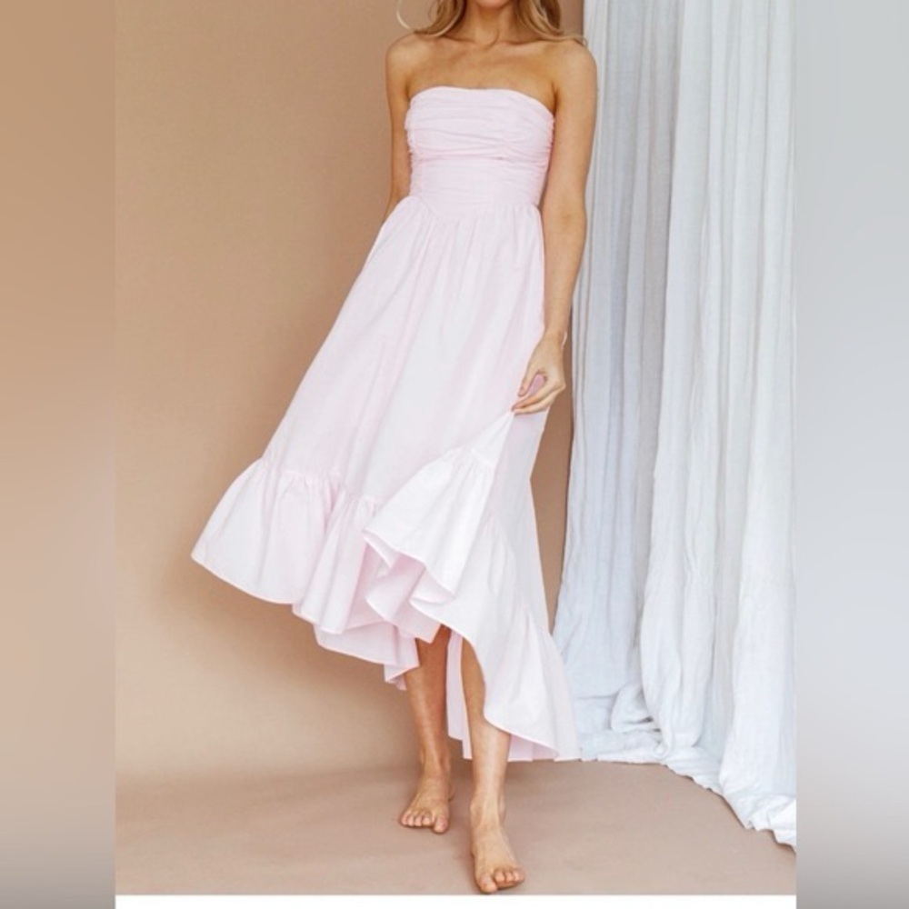 Fortunate one pink dress